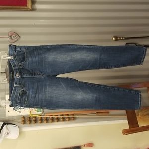 Lucky Brand size 4/27 Ava Crop women's medium wash jeans Like new